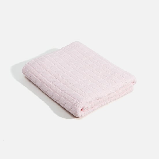 Juniors Knitted Sherpa Blanket - 76x100 cm
