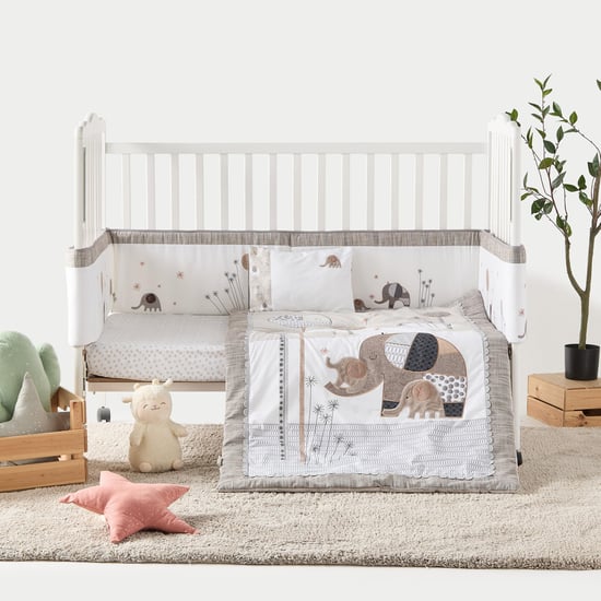 Juniors 5-Piece Elephant Applique Comforter Set - 90x130 cm