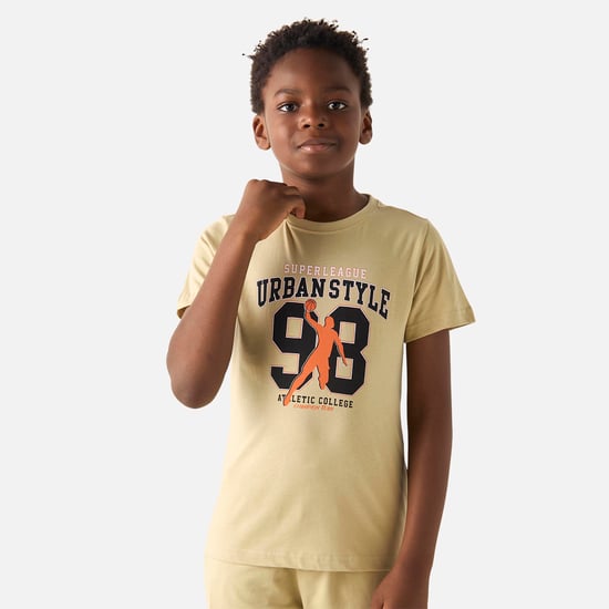 Juniors 3-Piece Printed T-shirt and Shorts Set