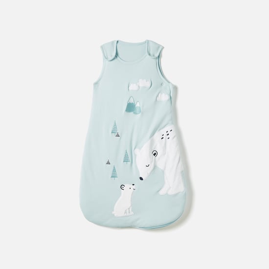 Juniors Bear Embroidered Sleeping Bag