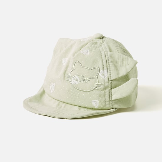 Juniors Cat Embroidered Cap