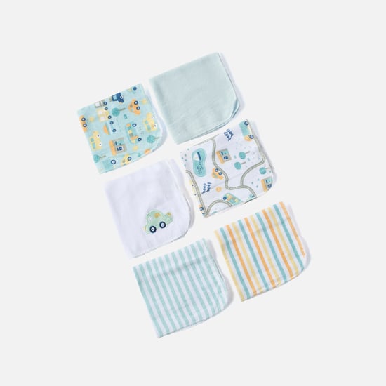 Juniors Assorted Washcloth - Set of 6