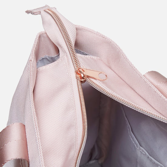 Giggles Diaper Bag with Logo Detail