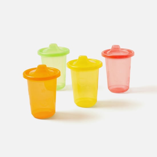 Juniors Disposable Tumbler Spout Cup with Lid - Set of 4