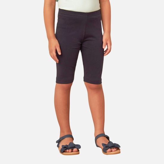 Juniors Solid Knee Length Shorts