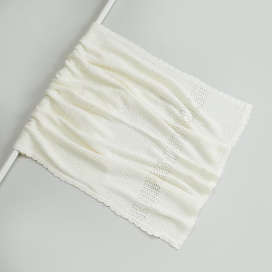 Juniors Knit Cellular Throw Blanket - 102x102 cm