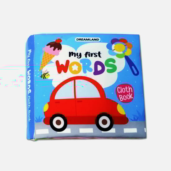 Dreamland My First Cloth Book First Words with Squeaker and Crinkle Paper
