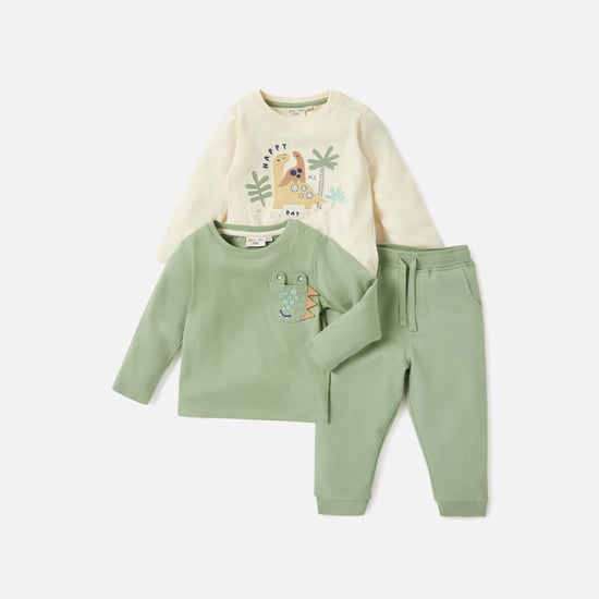 Juniors 3-Piece T-shirts and Joggers Set