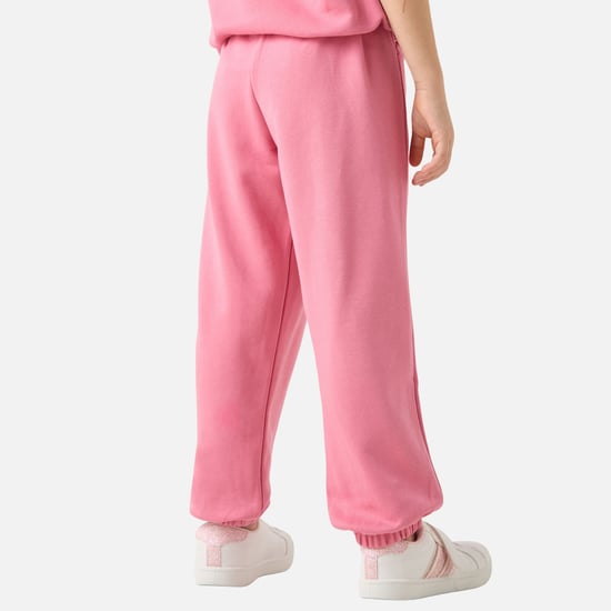 Juniors Solid Joggers with Drawstring Closure and Pockets