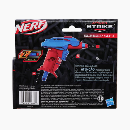 Nerf Alpha Strike Slinger SD-1 Single-Fire Dart Blaster