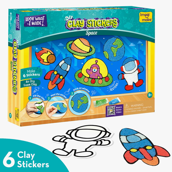 Imagimake Clay Stickers Space Adventure