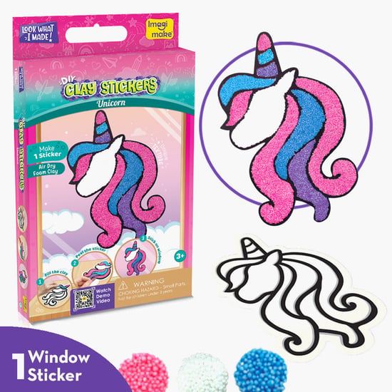 Imagimake DIY Clay Unicorn Stickers