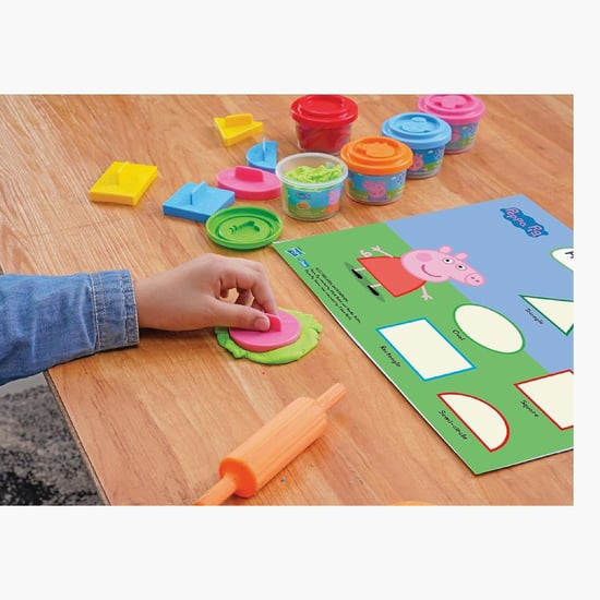 Playmagic Peppa Pig Shape N' Learn Dough Activity Set Multicolour
