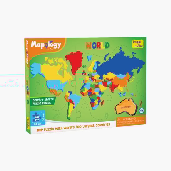 Imagimake Mapology World Puzzle
