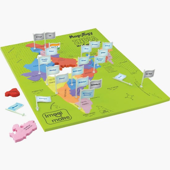 Imagimake Mapology India with Capitals Puzzle