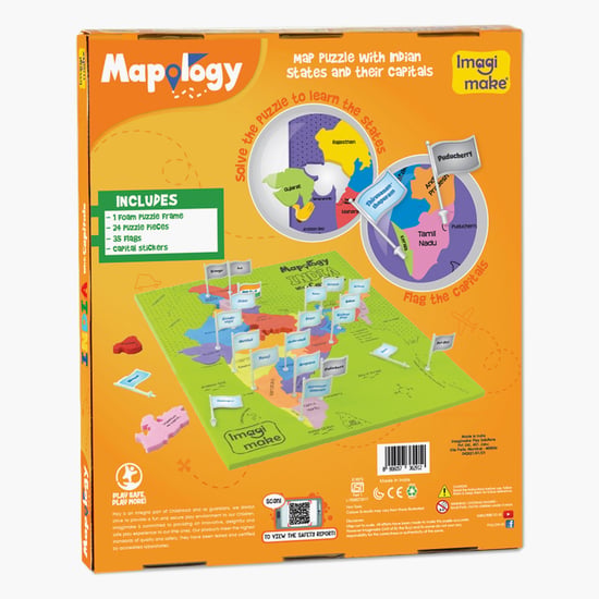 Imagimake Mapology India with Capitals Puzzle