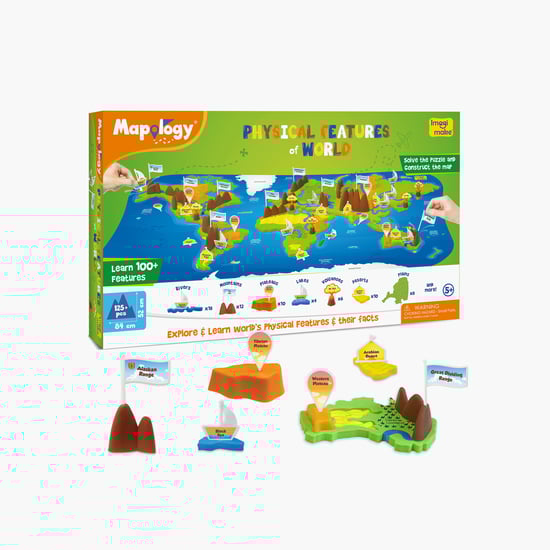 Imagimake Mapology Physical Features of World