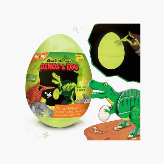 Imagimake Glow in the Dark Dino & Egg