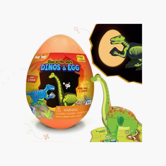 Imagimake Glow in the Dark Dino & Egg