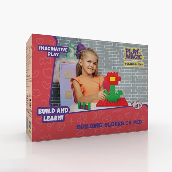 Playmagic Building Blocks - 50 Pcs