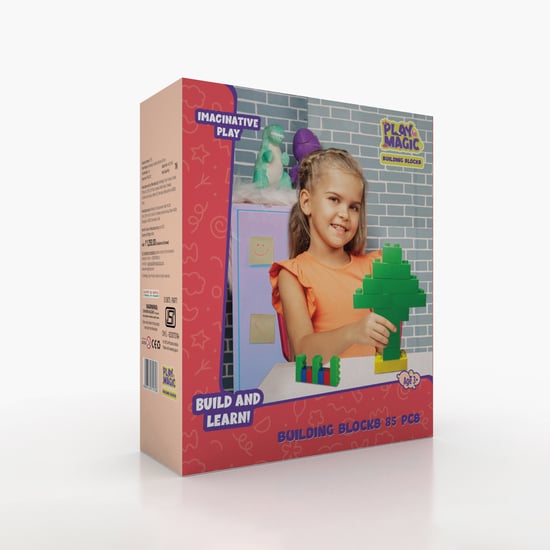 Playmagic Building Blocks - 85 Pcs