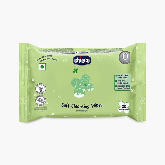 Chicco Soft Cleansing Wipes - 20Pcs