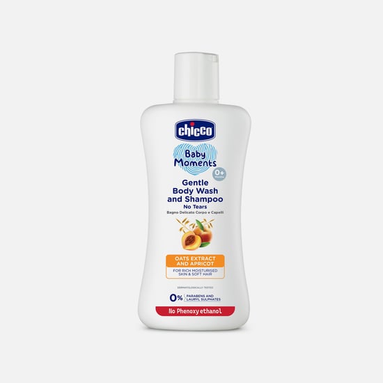 Chicco Baby Moments Gentle Bodywash and Shampoo - 200ml