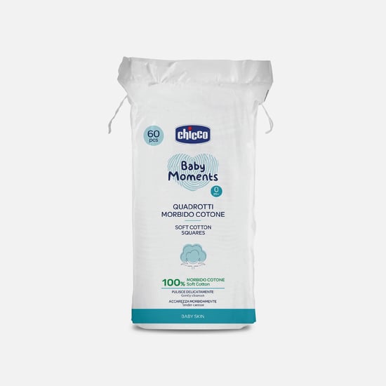 Chicco Baby Moments Soft Cotton Squares 60 Pcs