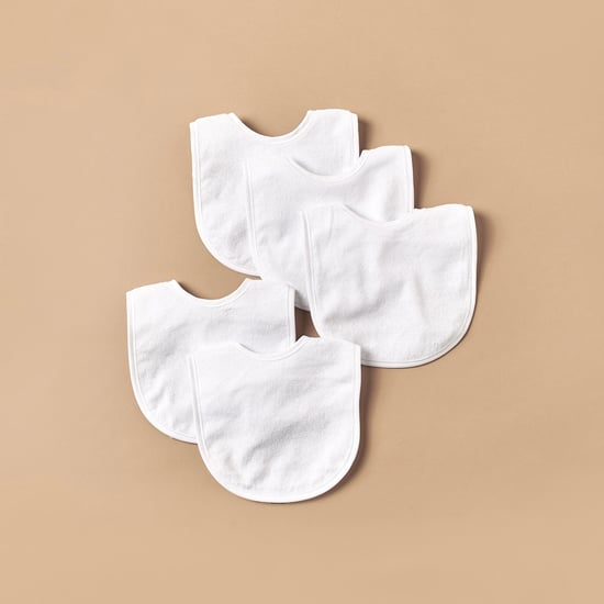 Juniors Textured Bibs - Set of 5