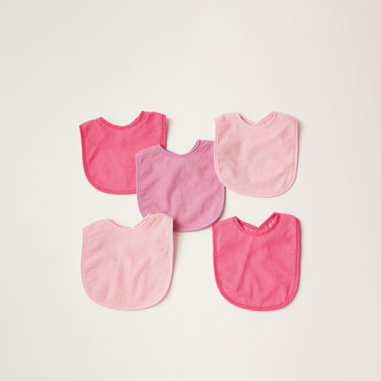 Juniors Textured Bibs - Set of 5