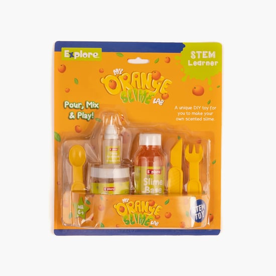 Eksploe My Orange Slime Lab Kit