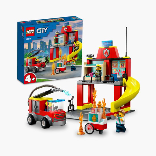 Lego City Fire Station and Fire Truck (60375) - 153 Pcs