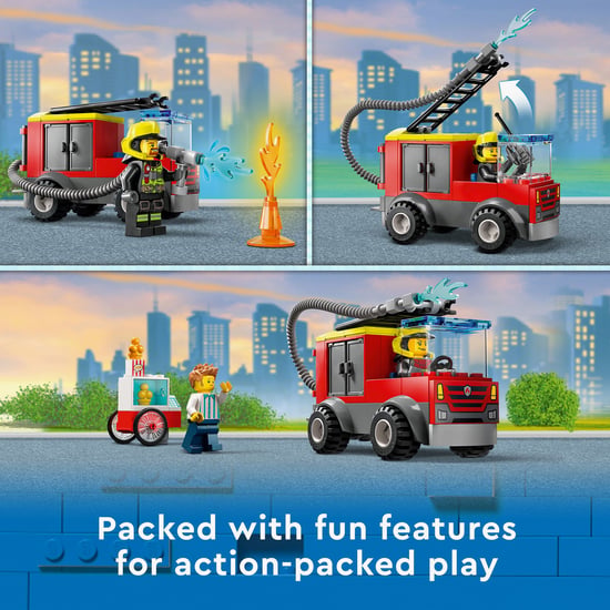 Lego City Fire Station and Fire Truck (60375) - 153 Pcs