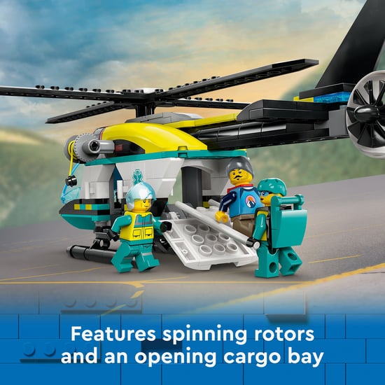 Lego City Emergency Rescue Helicopter (60405) - 226 Pcs