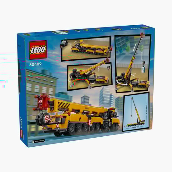 Buy Lego City Yellow Mobile Construction Crane Toy Set (60409
