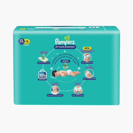 Pampers All-Round Protection Diaper Pants - Size XL - Pack of 16