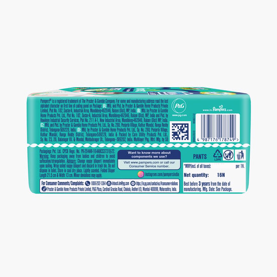 Pampers All-Round Protection Diaper Pants - Size XL - Pack of 16