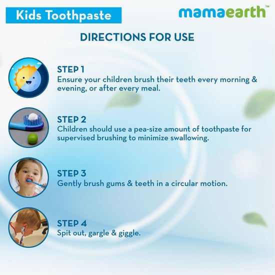 Mamaearth Awesome Orange Toothpaste for Kids with Fluoride - 50 g