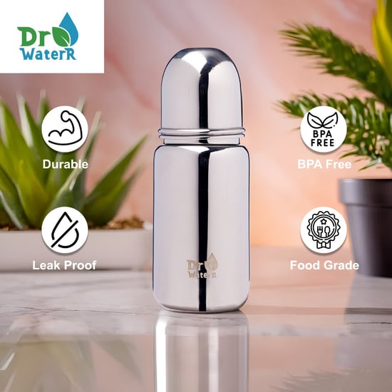 Dr.WaterR Stainless Steel Baby Feeding Bottle - 240 ml