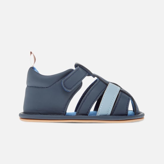 Juniors Strappy Sandals with Velcro Strap