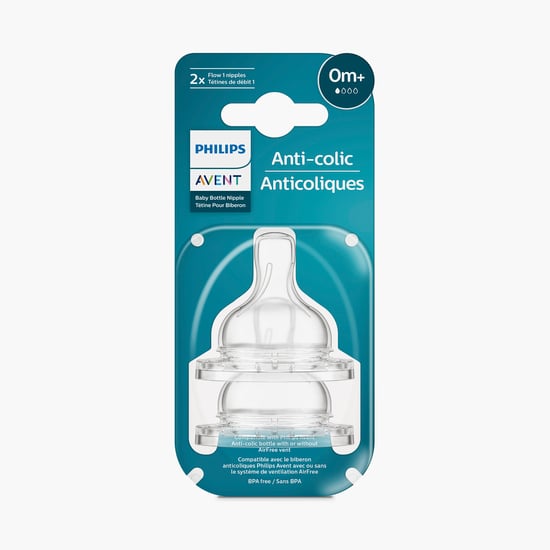 Philips Avent Anti-colic Teat - Pack of 2