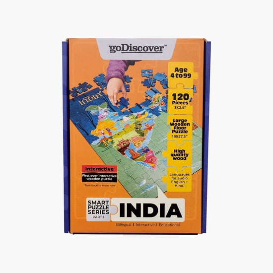 GoDiscover Smart Puzzle - India Map