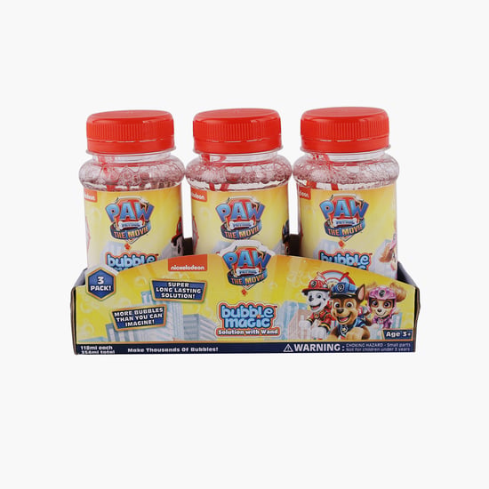 Bubble Magic Paw Patrol Solution with Wand - Pack of 3