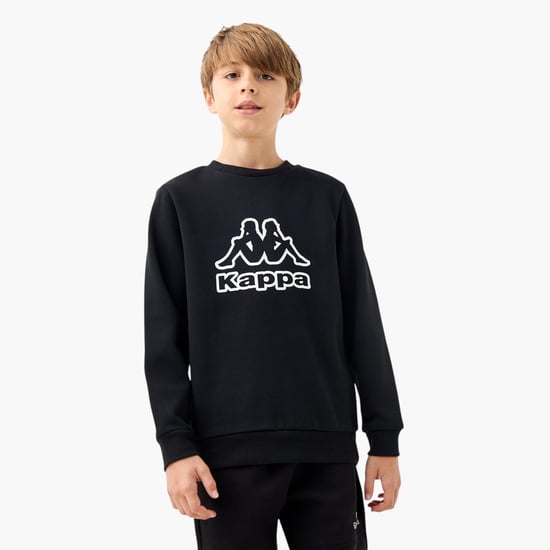 Kappa Graphic Sweatshirt with Full Sleeves