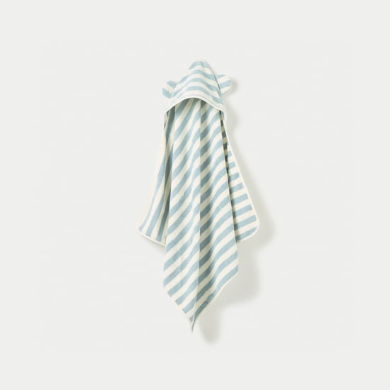 Juniors Striped Hooded Towel - 75x75 cm