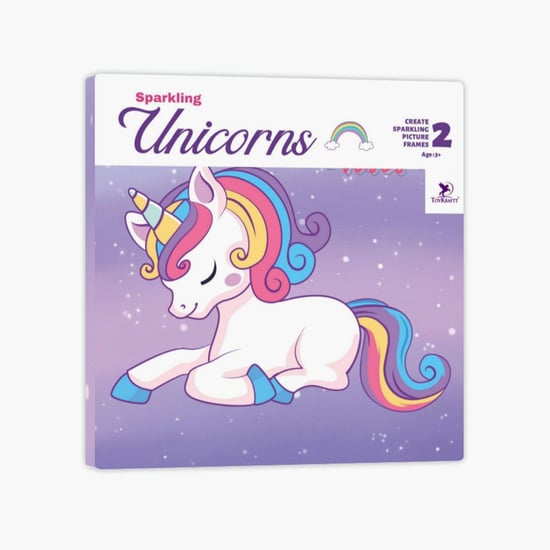 Toykraft Sparkling Unicorns Magic Sand, Sequin Art & Craft Kit