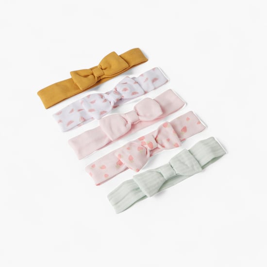 Juniors Assorted Headband with Bow Applique - Set of 5