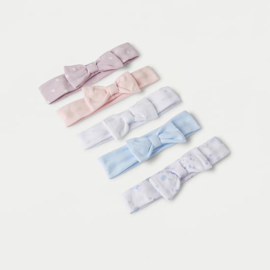 Juniors Assorted Headband with Bow Applique - Set of 5