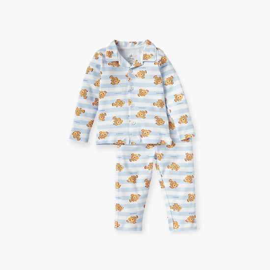 All-Over Nemo Print Shirt and Pyjama Set