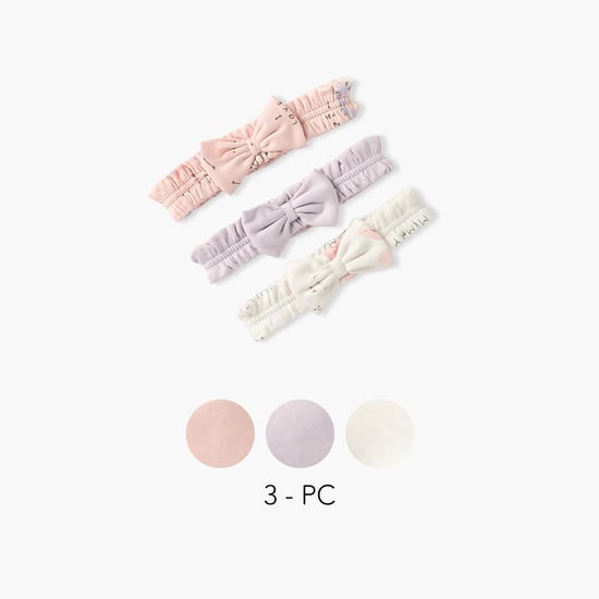 Juniors Bow Accent Hairband - Set of 3